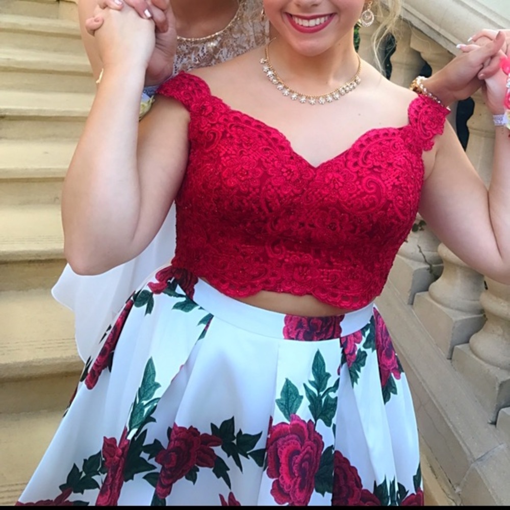 Dancing Queen Two piece Floral Dress
